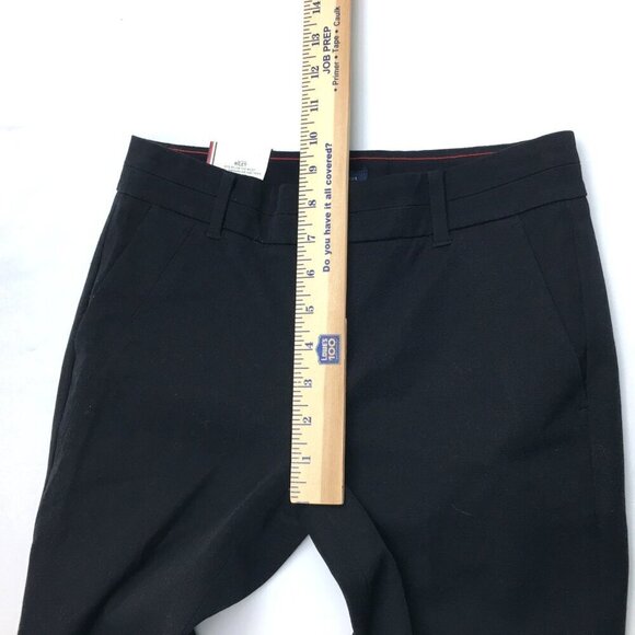 NEW Tommy Hilfiger Women's Black Riley Pants Skinny Mid Rise size 00 - Picture 7 of 10